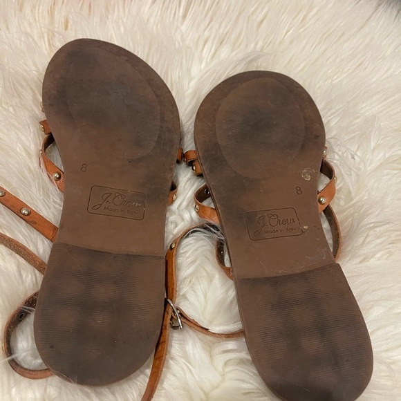 J.Crew Gianna Double Crop Sandals Size 8 - Picture 7 of 8